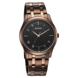 titan karishma black dial analog watch for men